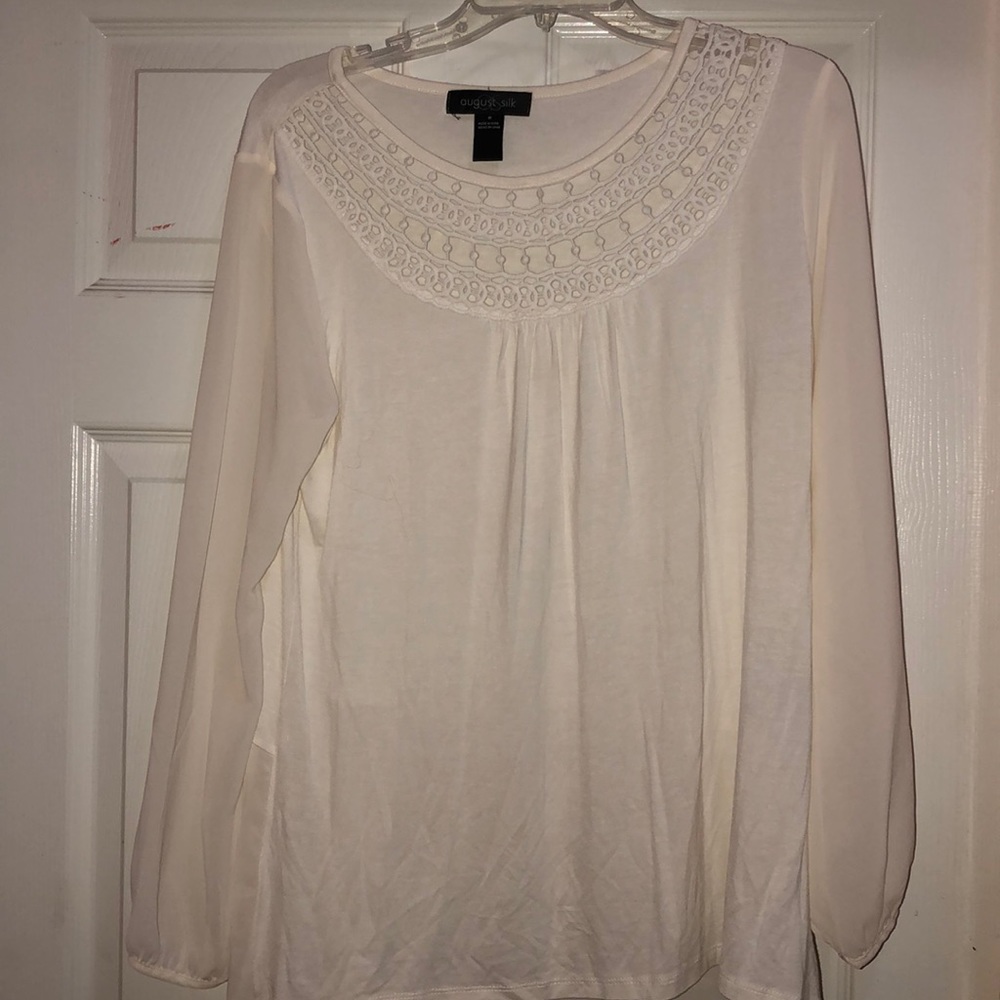 August Silk Dressy Top